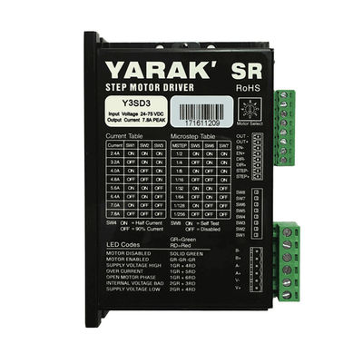 Y3SD3 7.8A 3-Phasen-Stepper-Motor-Treiber mit Alarmausgang 24-75VDC Eingangsspannung 1,5 - 7,8A Ausgangsstrom