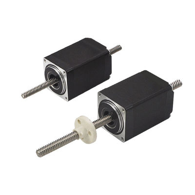 28LHS Doppelwellen-Serie 140N Kraft-2-Phasen Nema11 Keine Kaptive und externe Nuss Hybrid-lineare Schrittmotoren Akuatoren