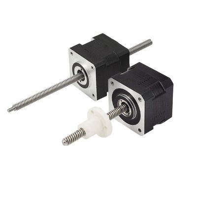 35LHS-Serie Sechs Drähte 250N Kraft 2 Phase Nema14 Keine Gefangene & Externe Nuss Hybrid lineare Schrittmotoren Lineare Akuatoren