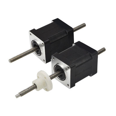 35LHS-Serie Doppelwelle 300N Kraft 2Phase Nema14 Keine Kaptive & Externe Nuss Hybrid lineare Schrittmotoren Akuatoren